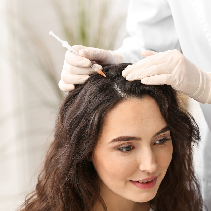 Haarbehandeling vrouwen